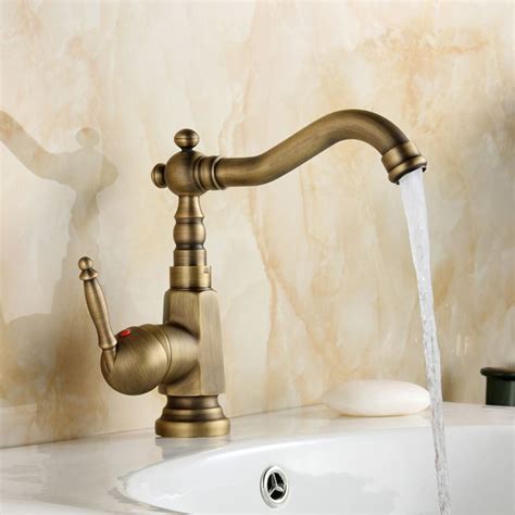 Robinet De Lavabo Vasque En Cuivre Bross Style R Tro Pour Salle De