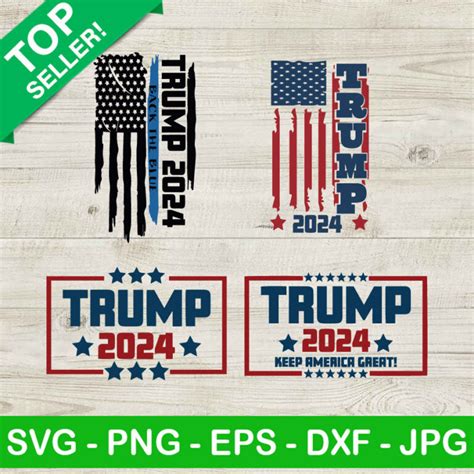 Trump Svg Bundle Trump Mugshot Svg Make America Great Again Svg