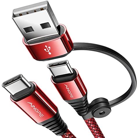 Ainope Usb C Cable [60w 6 6ft] New Detachable Usbc To Usbc Cable For Iphone 15 Pro Max Fast