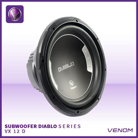 Jual Subwoofer Mobil Venom VX12D Diablo Sub 12 Inch Subwoofer Pasif