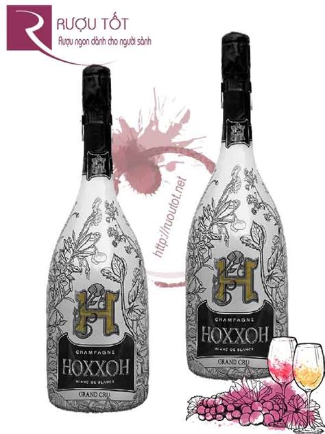 Rượu Champagne HOXXOH Blanc De Blancs Phát sáng