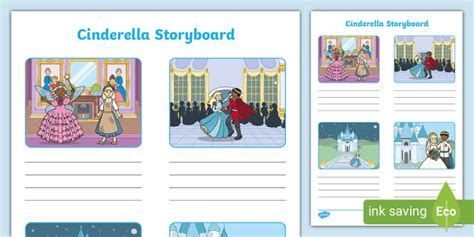 Cinderella Storyboard Template L Enseignant A Fait