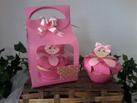 Handmade Baby Girl Gift Card Box Pink by AMSweetPaperDesigns