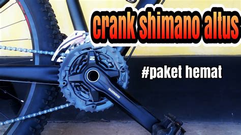 Tutorial Pemasangan Crank Hollowtech Shimano Altus ☺🚵 Youtube