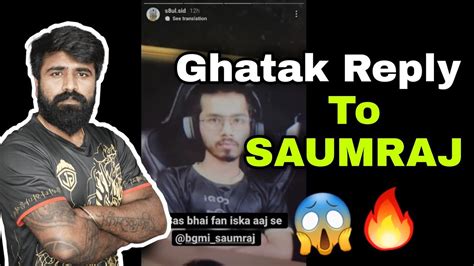 Ghatak Reply To Saumrajsid On Saumrajsamsung A A A A J J J