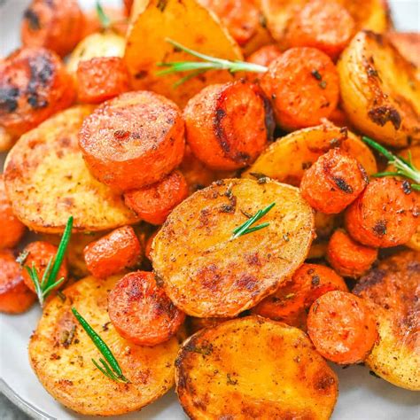 Baked Potatoes And Carrots Eat Something Vegan