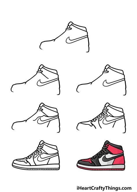 How to draw jordan 1s in 2023 | How to draw jordans, Drawings, Easy ...