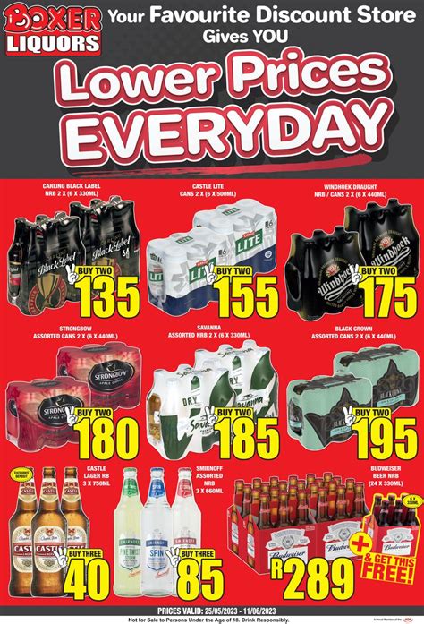 Boxer Liquor KwaZulu Natal Low Prices Everyday 25 May 11 June 2023