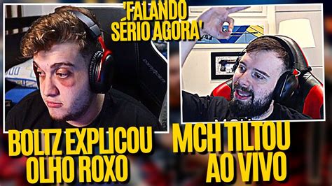 Mch Perde A Paci Ncia E D Tiltada Ao Vivo Boltz Explica Seu Olho Roxo