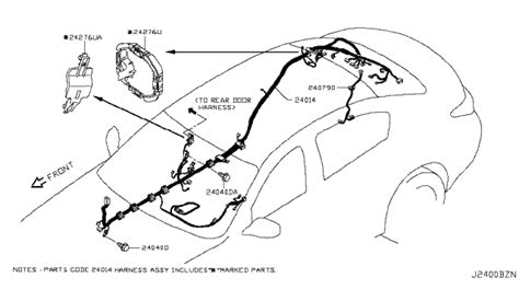 Wiring 2017 Infiniti Q50