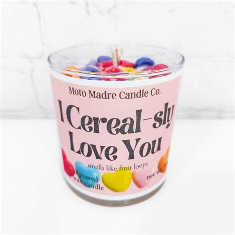 I Cereal Sly Love You Candle By Moto Madre Co Ashland Addison