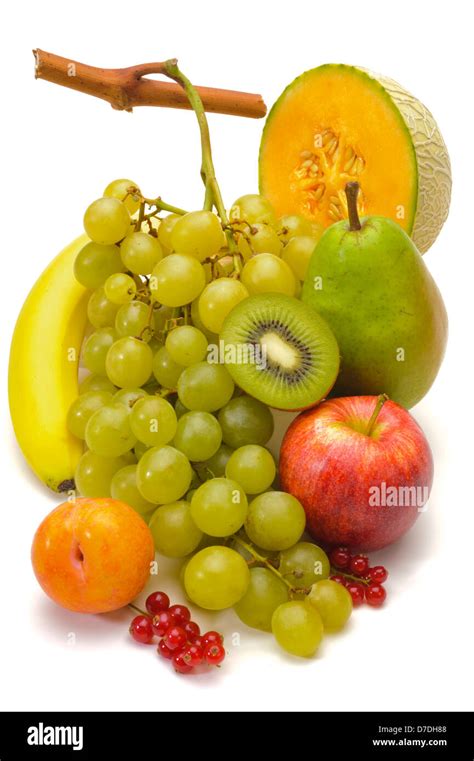 Fresh Mixed Tropical Fruits Stock Photo Alamy