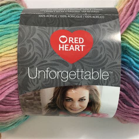 Red Heart Unforgettable Yarn Candied Acrylic 3 5 Ounces 270 Yards One New Skein Ebay