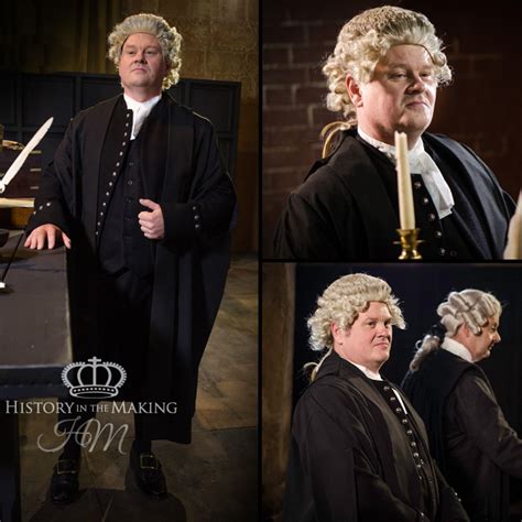 1770- Lawyer in formal court clothes - History in the Making