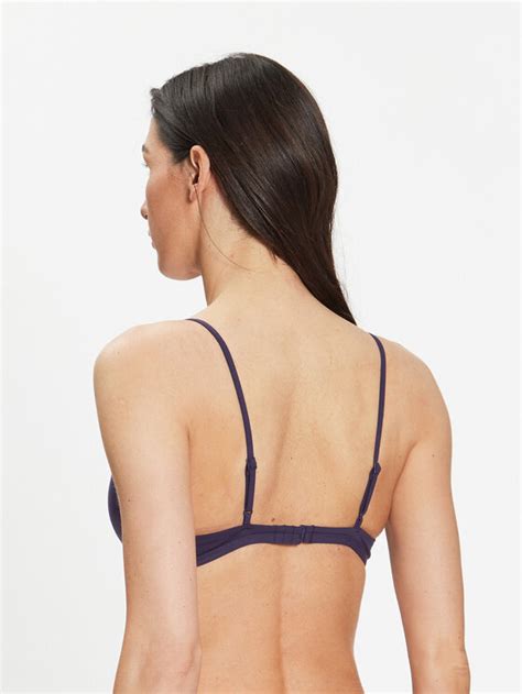 Calvin Klein Swimwear Góra od bikini KW0KW02041 Fioletowy Modivo pl