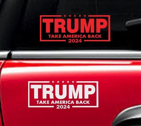 Trump 2024 American Decal Show Your Support