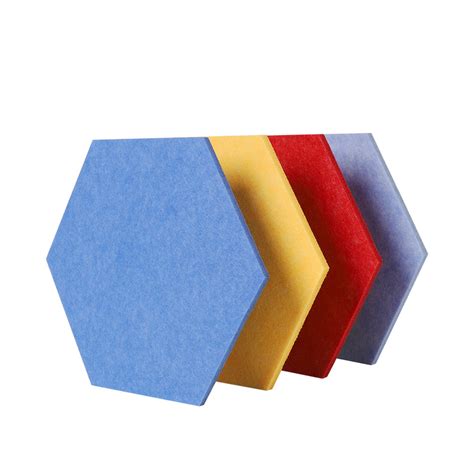 Sound Absorbing Polyester Fiber Acoustic Wall Panels Hexagon