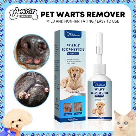 Dog Warts Removal Pet Natural Wart Remover 20ml Dog Skin Tags Dog