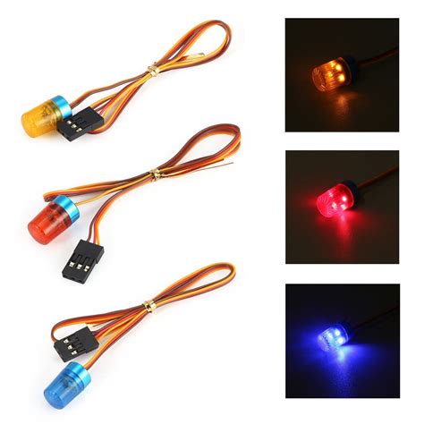 Multi Function Circular Ultra Bright Rc Police Car Led Light Strobing Blasting Flashing Fast