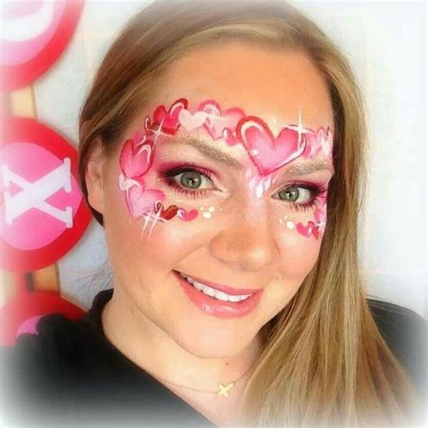 70 Best Hearts Face Painting Images On Pinterest Face Paintings Face Painting Designs And