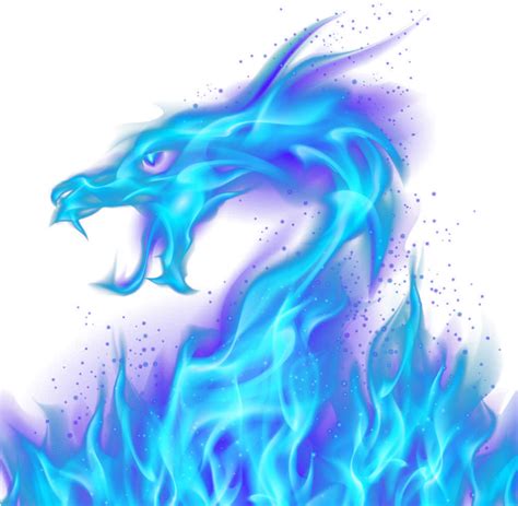 Blue Fire Dragon