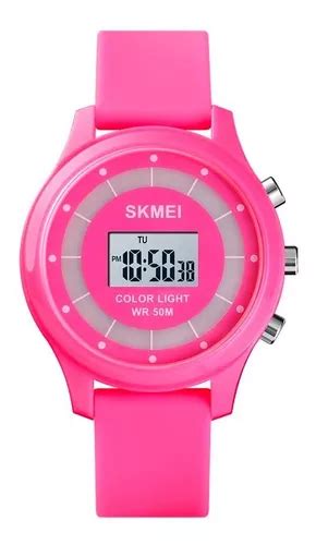 Reloj Infantil Skmei Digital Para Ni As Color Rosa Mercadolibre