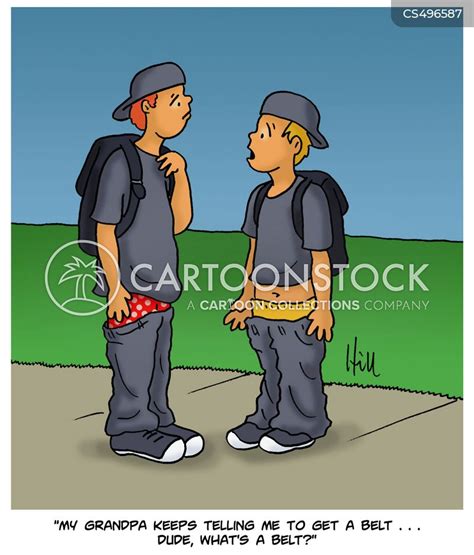 Sagging Jeans Cartoons And Comics Funny Pictures From Cartoonstock