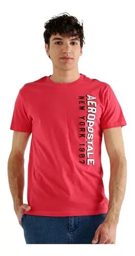 Playera Caballero Hombre Aeropostale Roja Env O Gratis