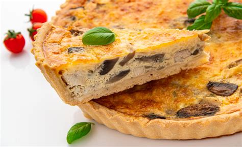 Quiche Aux Champignons La Recette De Super Marmite