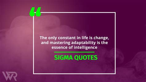 47 Top Sigma Quotes (with Commentary) - Wealth Rector