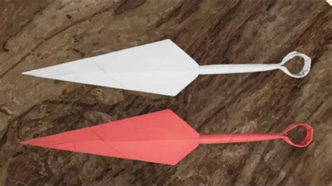 Easy Paper Ninja Kunai Weapon Origami Ninja Kunai Daily Craft Hack