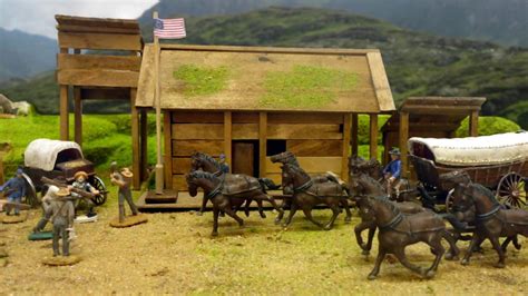 Western Diorama Modellbau Us Fort Wild West Dioramenbau Youtube