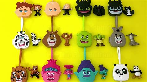 Mcdonalds Dreamworks All Star Happy Meal Complete Set Of Toys Cajita