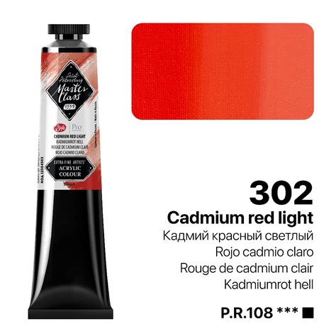 Peinture Acrylique Rouge De Cadmium Claire Aquarelle Plus