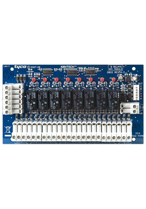 Kantech KT 400 Expansion Module 8 Relay With SPI Cable ISCS