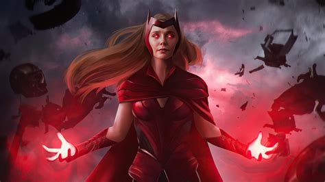 Wanda Maximoff Aesthetic Wallpapers Wallpaper Cave