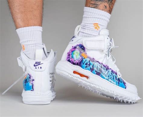 Off White X Nike Air Force Mid Graffiti De Sbd