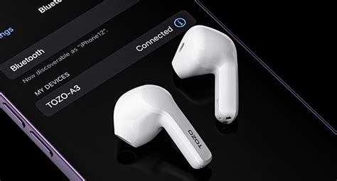 Amazon Tozo A Upgraded Wireless Earbuds Bluetooth Half