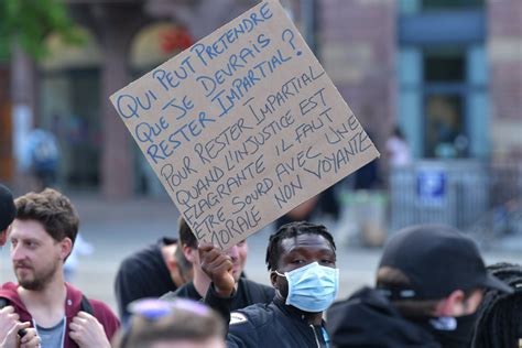 Strasbourg Manifestation Black Lives Matter Entre 200 à 300