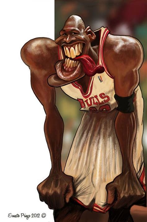 Michael Jordan Caricature