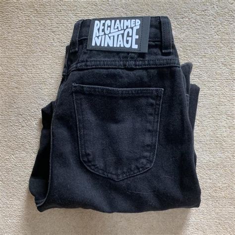 Reclaimed Vintage Women S Black Jeans Depop