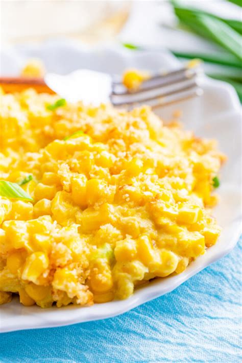 Scalloped Corn Casserole With Ritz Crackers Kitchen Divas