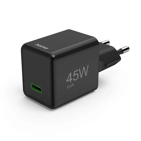 Schnellladeger T Usb C Pd Qc Gan Super Mini Charger W Schwarz