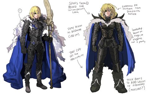 Three Houses Timeskip Female Dimitri by bundleofstrings on DeviantArt