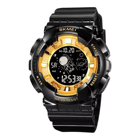 Jual SKMEI Jam Tangan Pria SKMEI 2035BKGDBK Men Black Digital Dial