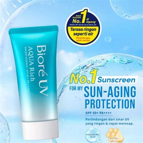 Jual Biore Uv Aqua Rich Watery Essence Face Sunscreen Spf 50 Pa