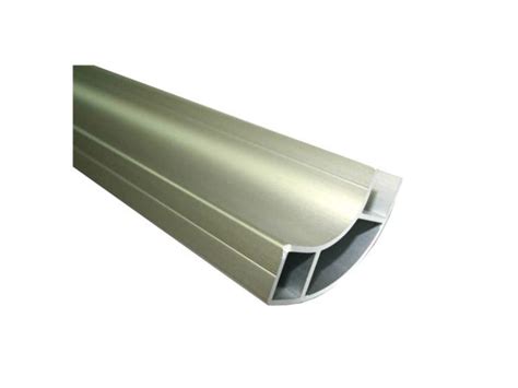 Aluminium Corner Profile Silver Large Radius