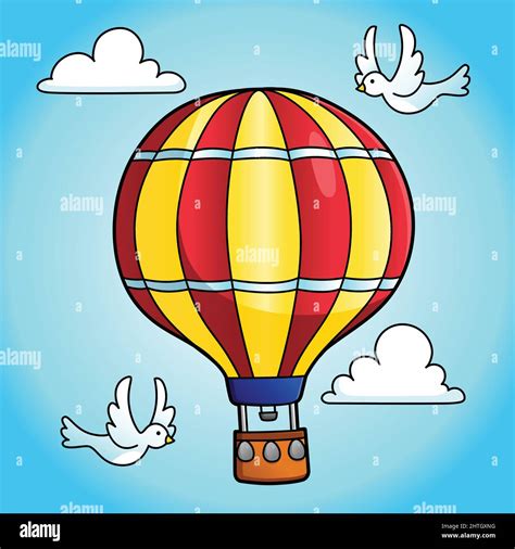 Cartoon Hot Air Balloon