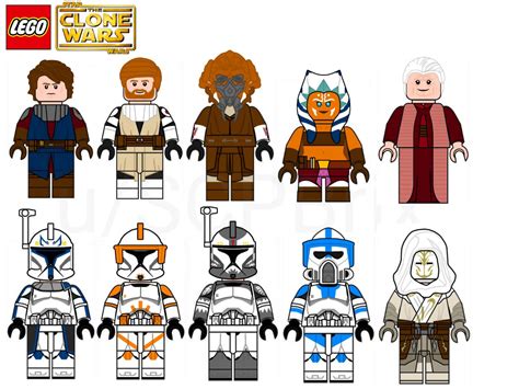 Lego Star Wars The Clone Wars Characters