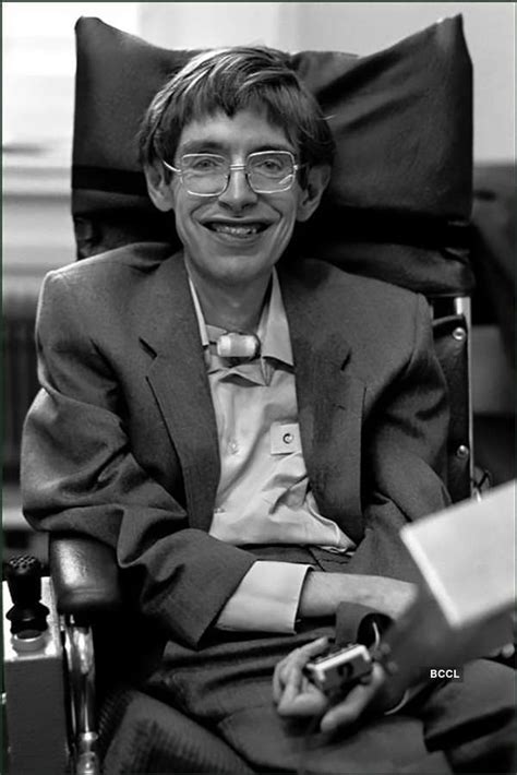 A young Stephen Hawking obliges the camera with his trademark smile - Photogallery